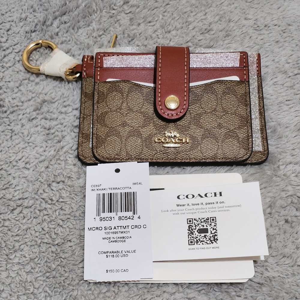 Coach Card Case